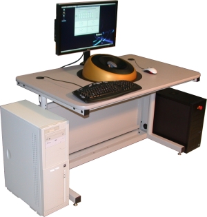 Visual-haptic workstation with large table
